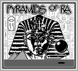 Pyramids of Ra title screen for GameBoy
